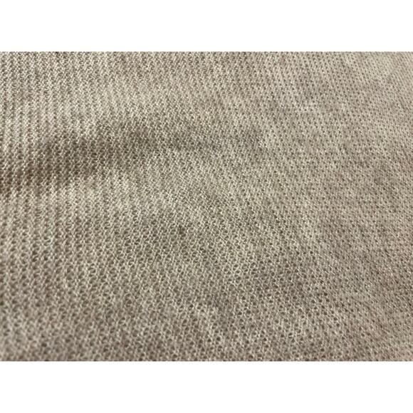 Philippe Le Bac Cashmere Gray/Tan Asymmetrical Hem Pull On Knit Sweater 3 (L) - Picture 4 of 14
